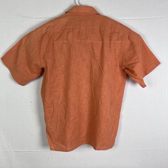 Vintage Tuttle Golf Collection Shirt Large Orange Button Up‎ Casual - Picture 5 of 9